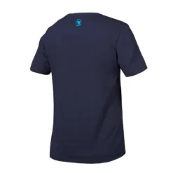Endura One Clan Stacked Organic Men's Casual T-Shirt - Ink Blue -CycloPro Shop E3223BI back lg