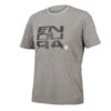 Endura One Clan Stacked Organic Men's Casual T-Shirt - Ink Blue -CycloPro Shop E3223GY lg