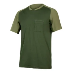 Endura GV500 Foyle Men's Causal T-Shirt - Olive Green -CycloPro Shop E5084GOOLIGRN