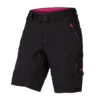 Endura Hummvee II Women's Baggy Shorts - Black 2 Endura Hummvee II Women's Baggy Shorts - Black -CycloPro Shop E6106BK lg