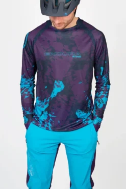 Endura MT500 Burner Men's MTB Pants - Electric Blue -CycloPro Shop E8113BEElectricBLU 4