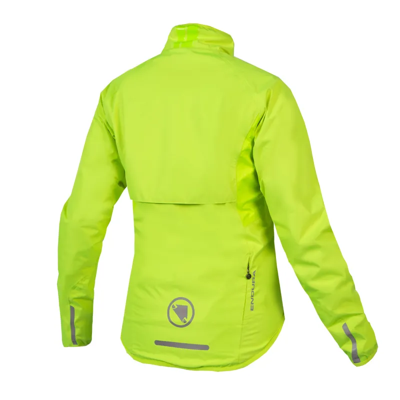 Endura Xtract Womens Waterproof Jacket - Hi-Viz Yellow 4 Endura Xtract Womens Waterproof Jacket - Hi-Viz Yellow - Image 2