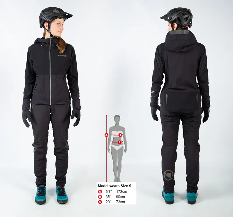 Endura MT500 Waterproof Women's Jacket - Black 6 Endura MT500 Waterproof Women's Jacket - Black - Image 4