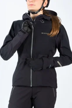 Endura MT500 Waterproof Women's Jacket - Black 15 Endura MT500 Waterproof Women's Jacket - Black -CycloPro Shop E9153BK 3
