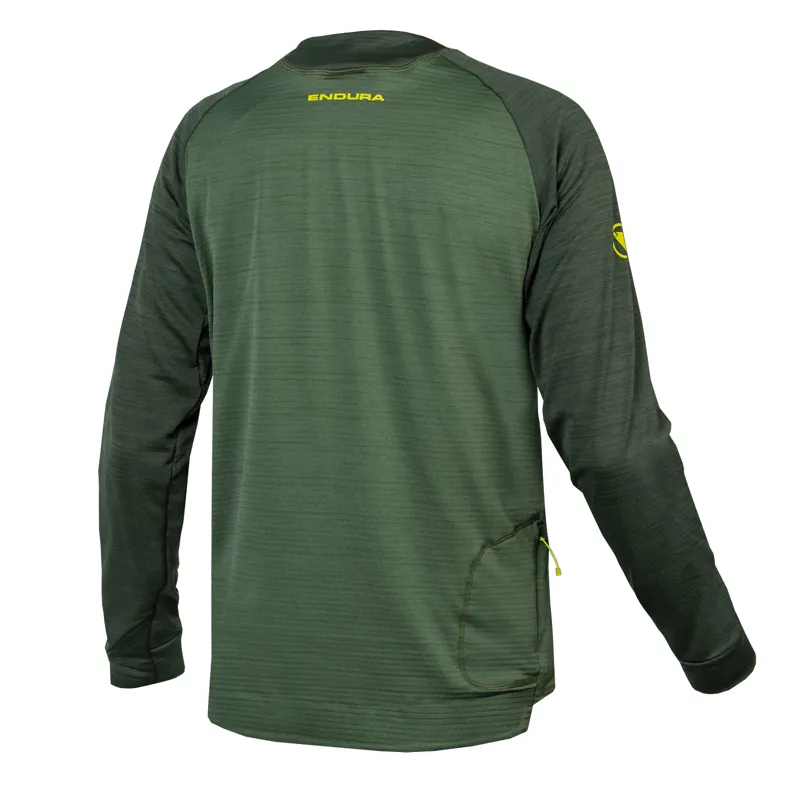 Endura Singletrack Men's Fleece - Forest Green 8 Endura Singletrack Men's Fleece - Forest Green - Image 6