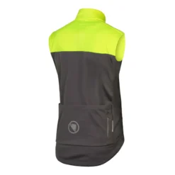 Endura Windchill II Windproof Men's Gilet - Hi-Viz Yellow 7 Endura Windchill II Windproof Men's Gilet - Hi-Viz Yellow -CycloPro Shop E9162YV back lg
