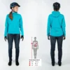 Endura Hummvee Waterproof Women's Hooded Jacket - Pacific Blue -CycloPro Shop E9168BPP 10 4