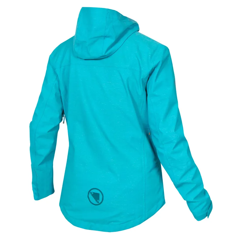 Endura Hummvee Waterproof Women's Hooded Jacket - Pacific Blue 9 Endura Hummvee Waterproof Women's Hooded Jacket - Pacific Blue - Image 7
