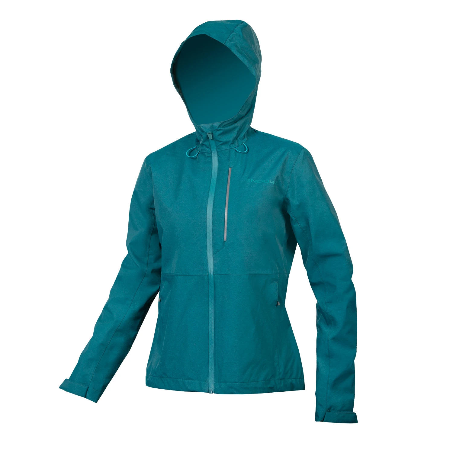 Endura Hummvee Waterproof Women's Hooded Jacket - Pacific Blue 8 Endura Hummvee Waterproof Women's Hooded Jacket - Pacific Blue - Image 6