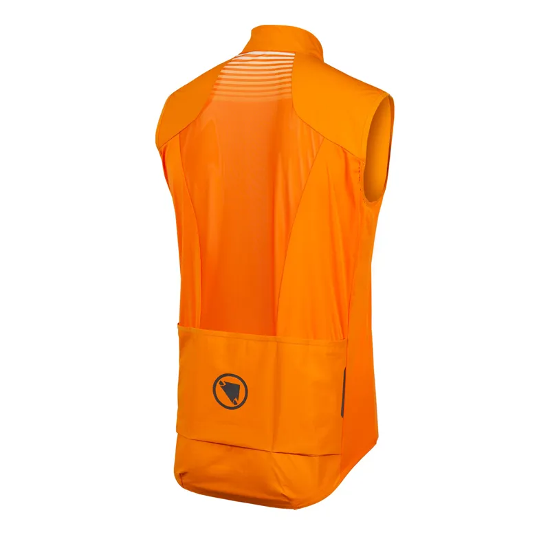 Endura Pro SL Lite Windproof Men's Gilet - Pumpkin 9 Endura Pro SL Lite Windproof Men's Gilet - Pumpkin - Image 7