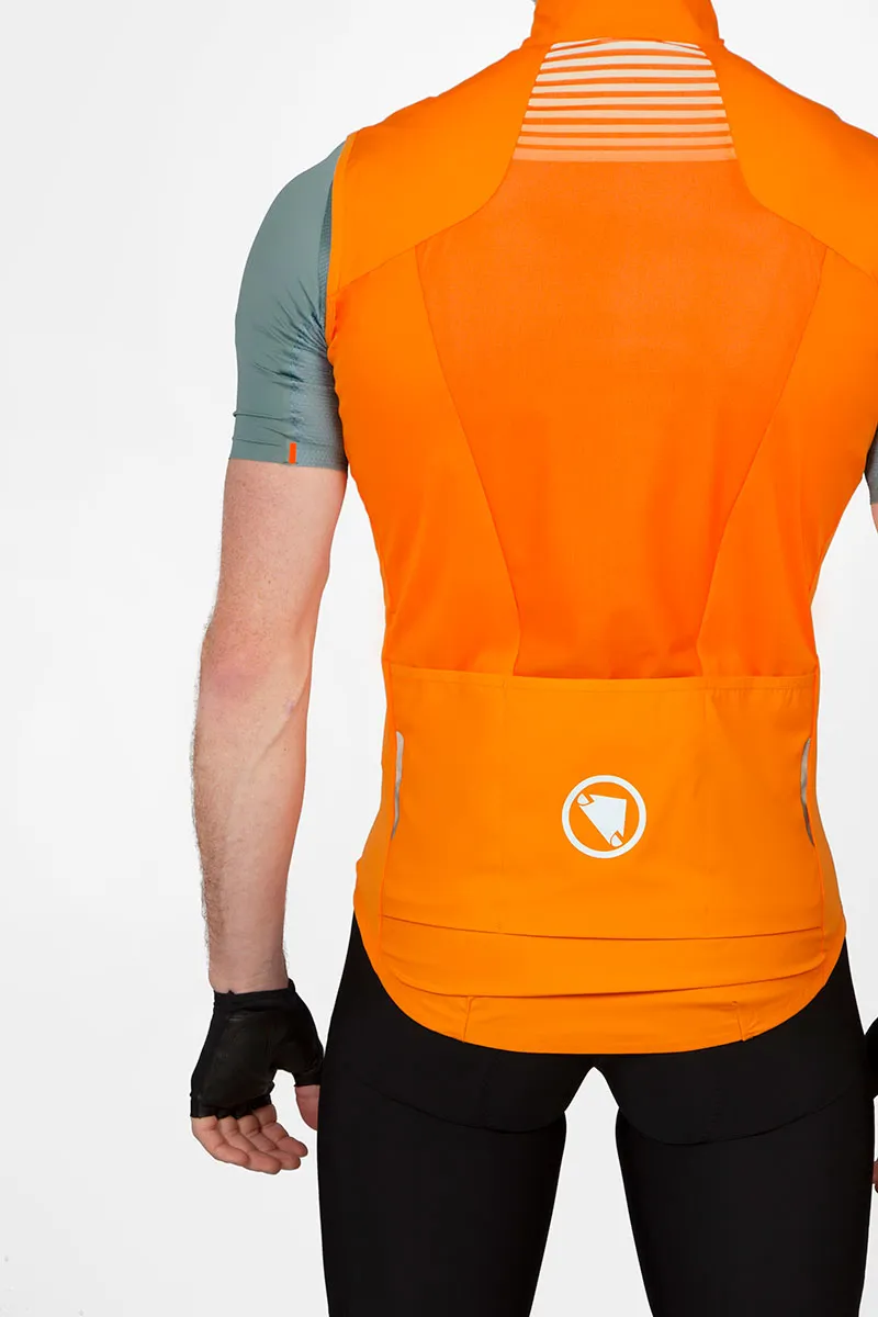 Endura Pro SL Lite Windproof Men's Gilet - Pumpkin 7 Endura Pro SL Lite Windproof Men's Gilet - Pumpkin - Image 5