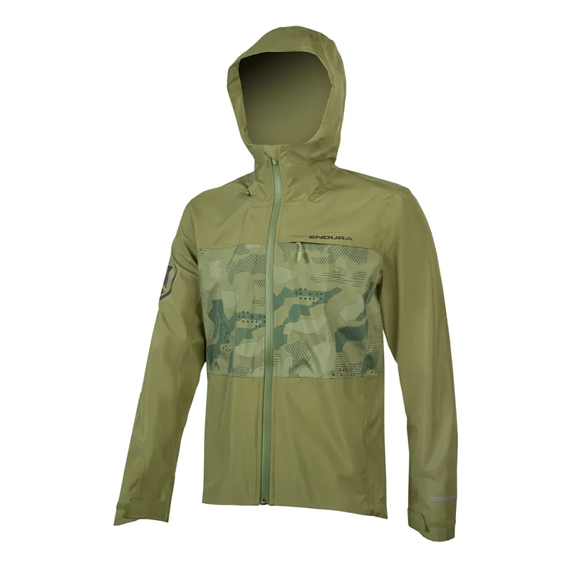 Endura SingleTrack II Waterproof Men's Jacket - Olive Green 7 Endura SingleTrack II Waterproof Men's Jacket - Olive Green - Image 5