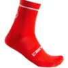 Castelli Entrata 9 Socks - Red -CycloPro Shop Entrata209 red