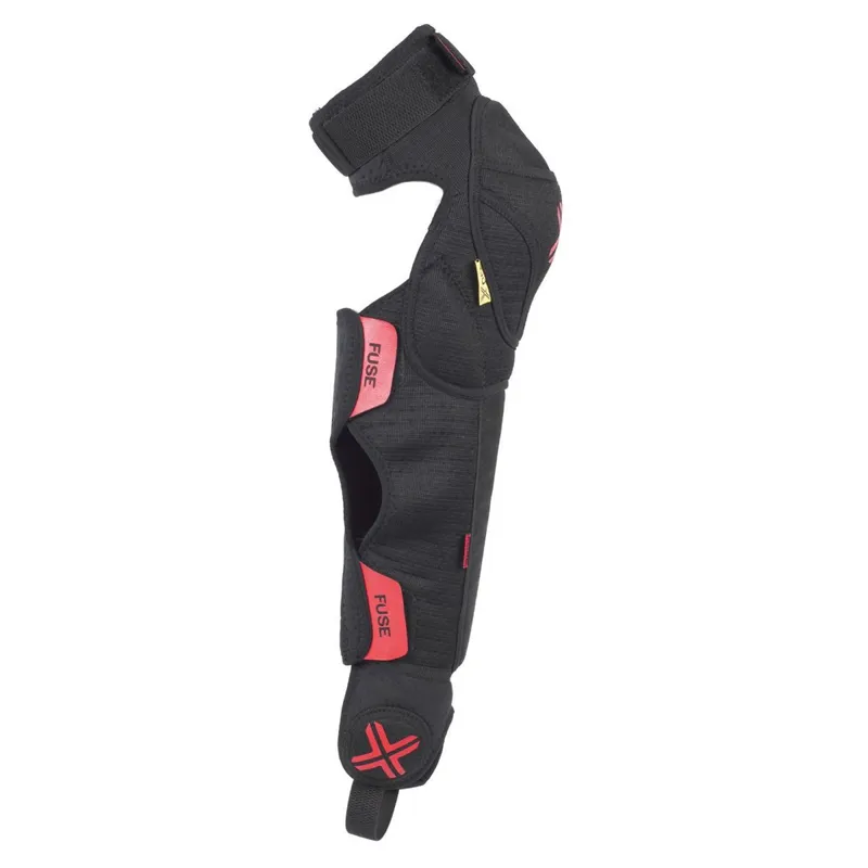 Fuse Delta 125 Knee/Shin/Ankle Pads - Black/Red 5 Fuse Delta 125 Knee/Shin/Ankle Pads - Black/Red - Image 3