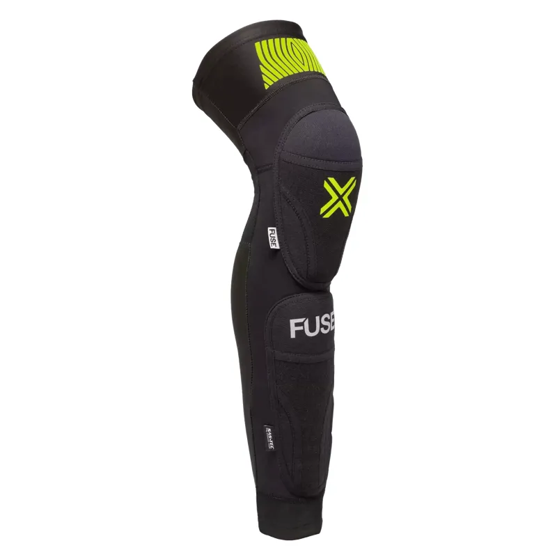 Fuse Omega Youth Knee/Shin Whip Pads - Black/Yellow 5 Fuse Omega Youth Knee/Shin Whip Pads - Black/Yellow - Image 3
