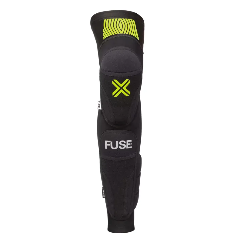 Fuse Omega Youth Knee/Shin Whip Pads - Black/Yellow 4 Fuse Omega Youth Knee/Shin Whip Pads - Black/Yellow - Image 2