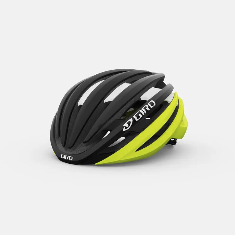 Giro Cinder Mips Road Helmet 2021: Matte Black Fade/Highlight Yellow 3 Giro Cinder Mips Road Helmet 2021: Matte Black Fade/Highlight Yellow