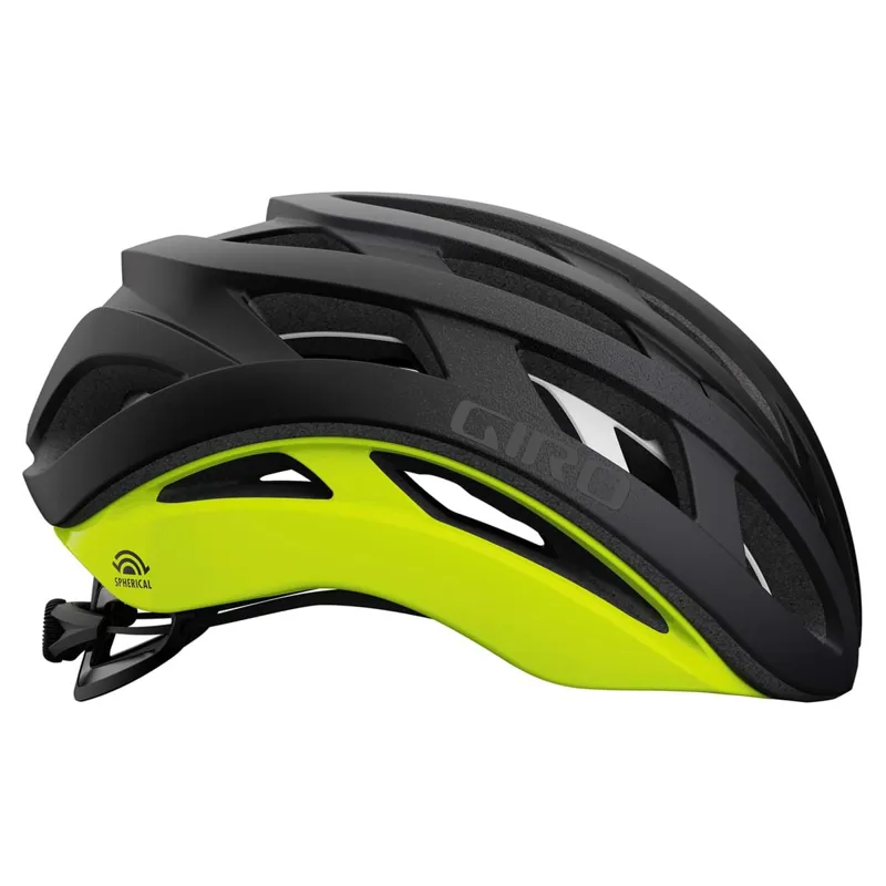 Giro Helios Spherical MIPS Road Helmet - Matt Black/Highlight Yellow 5 Giro Helios Spherical MIPS Road Helmet - Matt Black/Highlight Yellow - Image 3