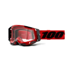 100 Racecraft 2 MTB Goggles - Red/Clear Lens -CycloPro Shop HP 50121 101 03