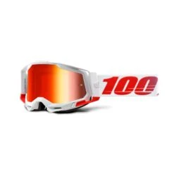 100 Racecraft 2 MTB Goggles - Black/Silver Mirror Lens -CycloPro Shop HP 50121 251 14 2