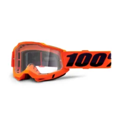 100 Accuri 2 OTG MTB Goggles - Orange/Clear Lens -CycloPro Shop HP 50224 101 05