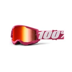 100 Percent Strata 2 Youth Goggles - Red/Mirror Lens -CycloPro Shop HP 50521 251 06 2