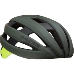Lazer Sphere MIPS Road Helmet - Matt Dark Green/Flash Yellow -CycloPro Shop LEYhsalFNRGTAMSPIMEREHPSR 1