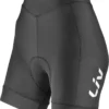 Liv Fisso Women's Lycra Shorts - Black -CycloPro Shop LIV FISSO SHORT SHORTS@860001609