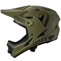 7idp M1 Full Face Mountain Bike Helmet - Army Green -CycloPro Shop M1 Army Green2 1800x1800