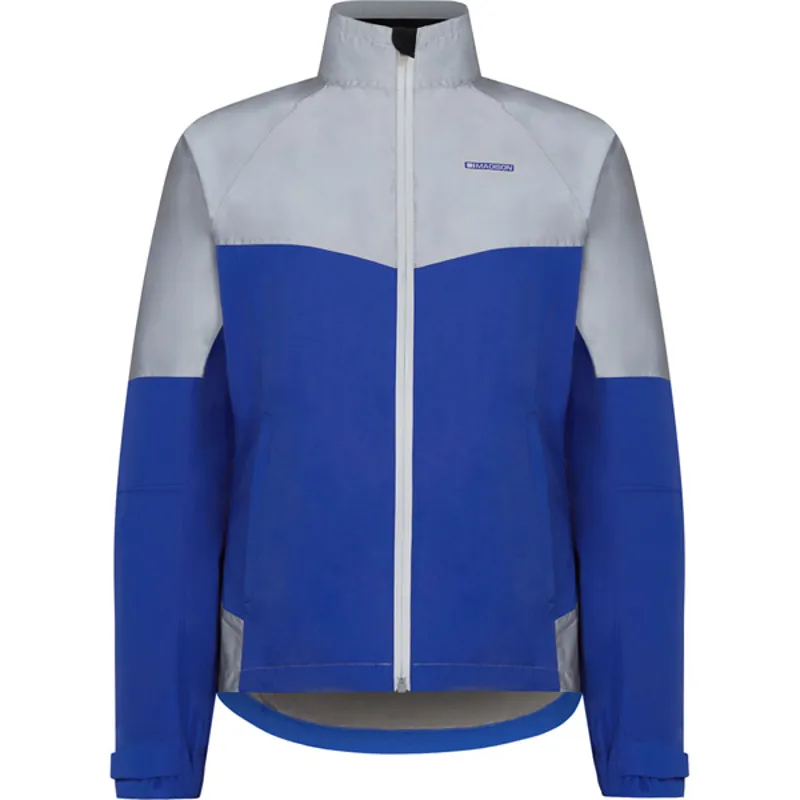Madison Stellar Reflective Waterproof Jacket - Silver/Blue 4 Madison Stellar Reflective Waterproof Jacket - Silver/Blue - Image 2