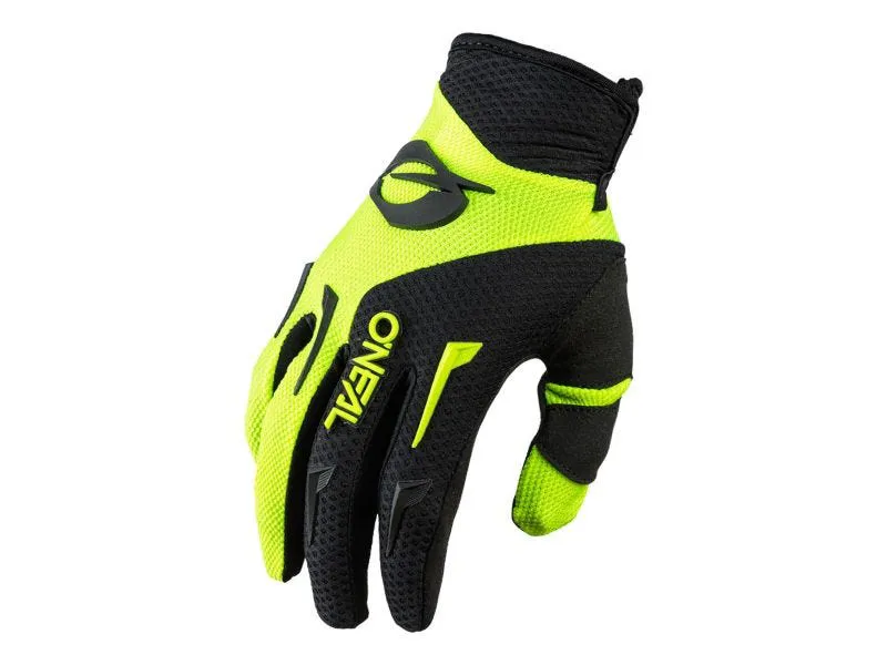 ONeal Element Long Finger Gloves - Neon Yellow/Black 4 ONeal Element Long Finger Gloves - Neon Yellow/Black - Image 2