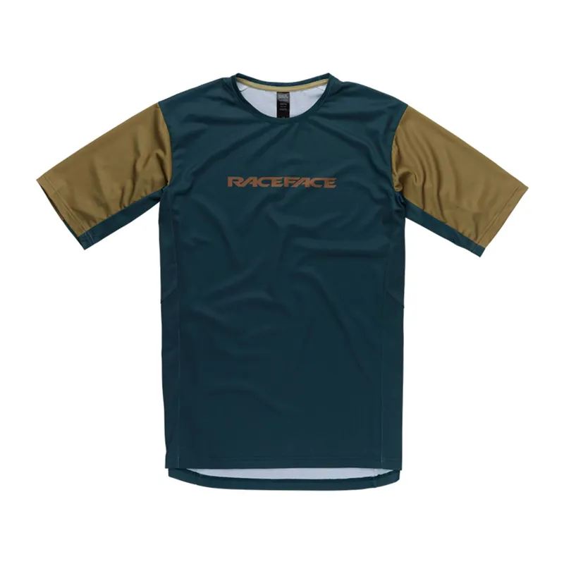 Race Face Indy Men's Short Sleeve MTB Jersey - Pine 7 Race Face Indy Men's Short Sleeve MTB Jersey - Pine - Image 5