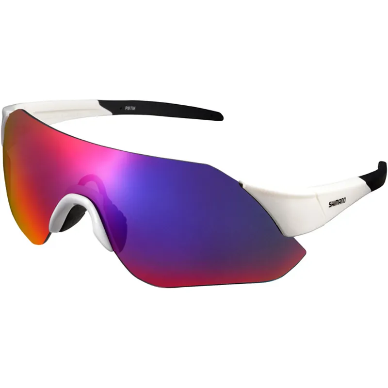 Shimano Aerolite Cycling Glasses - Metalic White/Smoke Red Lens 3 Shimano Aerolite Cycling Glasses - Metalic White/Smoke Red Lens