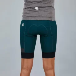Sportful Giara Womens Lycra Shorts - Sea Moss -CycloPro Shop SF02024SeaGRN 2
