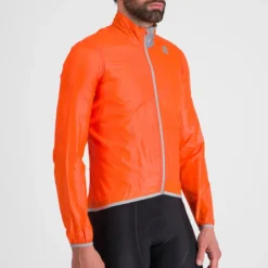 Sportful Hot Pack Easylight Jacket - Orange SDR -CycloPro Shop SF02026ORGSDR3