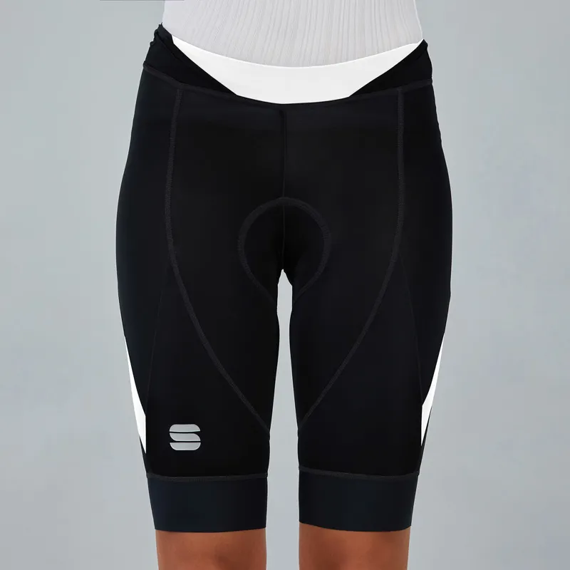 Sportful Neo Womens Lycra Shorts - Black/White 4 Sportful Neo Womens Lycra Shorts - Black/White - Image 2