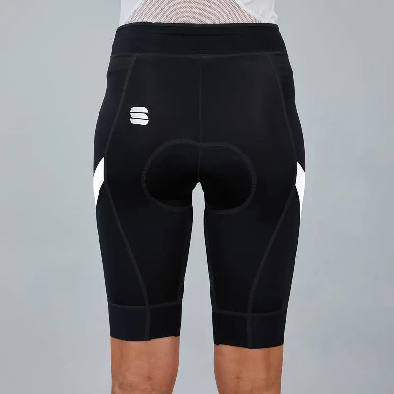 Sportful Neo Womens Lycra Shorts - Black/White 3 Sportful Neo Womens Lycra Shorts - Black/White
