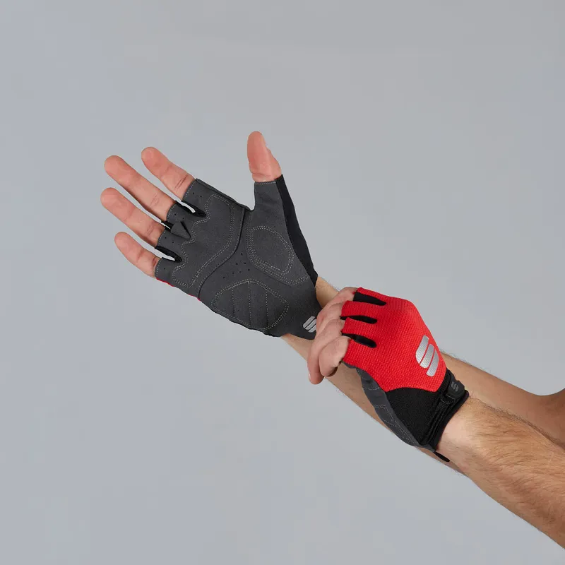 Sportful Neo Short Finger Gloves - Red/Black 5 Sportful Neo Short Finger Gloves - Red/Black - Image 3