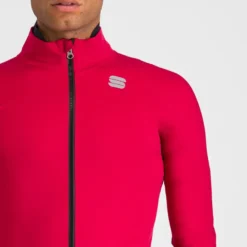 Sportful Fiandre Pro Men's Jacket - Red Rumba -CycloPro Shop SF19500REDRumba4