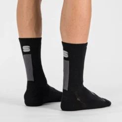 Sportful Merino Wool 18 Men's Socks - Black/Anthracite