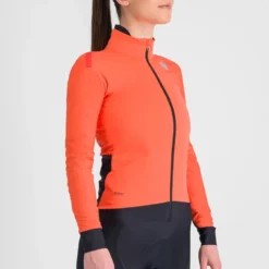 Sportful Fiandre Pro Women's Windproof Jacket - Pompelmo -CycloPro Shop SF19530Pompelmo3