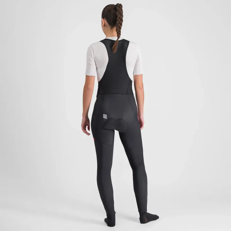 Sportful Fiandre NoRain Women's Bib Tights - Black 4 Sportful Fiandre NoRain Women's Bib Tights - Black - Image 2