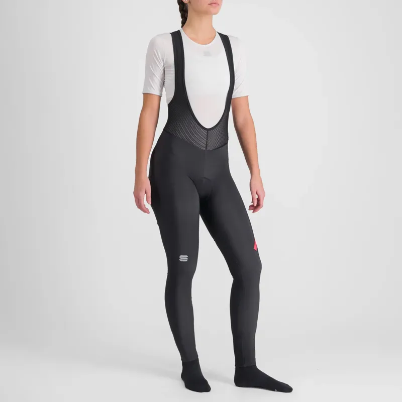 Sportful Fiandre NoRain Women's Bib Tights - Black 8 Sportful Fiandre NoRain Women's Bib Tights - Black - Image 6