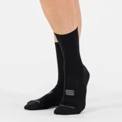 Sportful Wool Women's 16 Socks - Black/Anthracite -CycloPro Shop SF19554BLKANT3