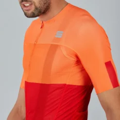 Sportful Light Short Sleeve Jersey - Fire Red/Orange SDR 10 Sportful Light Short Sleeve Jersey - Fire Red/Orange SDR -CycloPro Shop SF20002FireREDORGSDR 3