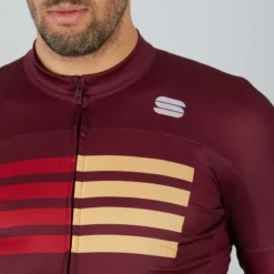 Sportful Wire Short Sleeve Jersey - Red Wine/Red Rumba/Gold 12 Sportful Wire Short Sleeve Jersey - Red Wine/Red Rumba/Gold -CycloPro Shop SF20008REDWineREDRumbaGLD 4