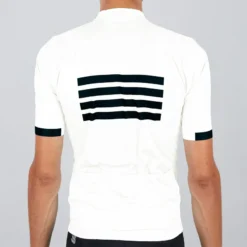 Sportful Wire Short Sleeve Jersey - White/Black/Gold