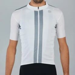 Sportful Strike Short Sleeve Jersey - White/Black -CycloPro Shop SF20012WHTBLK 1