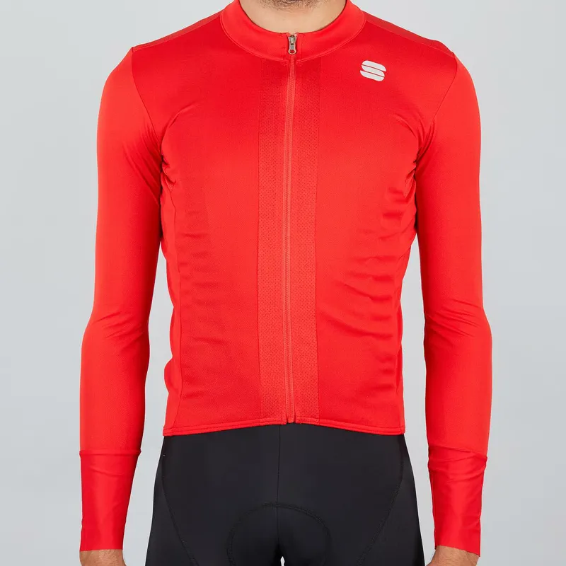 Sportful Strike Long Sleeve Jersey - Red/Black 5 Sportful Strike Long Sleeve Jersey - Red/Black - Image 3