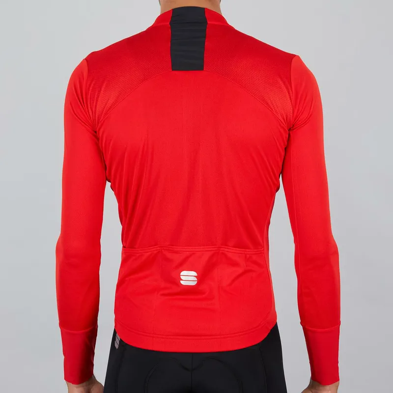Sportful Strike Long Sleeve Jersey - Red/Black 6 Sportful Strike Long Sleeve Jersey - Red/Black - Image 4